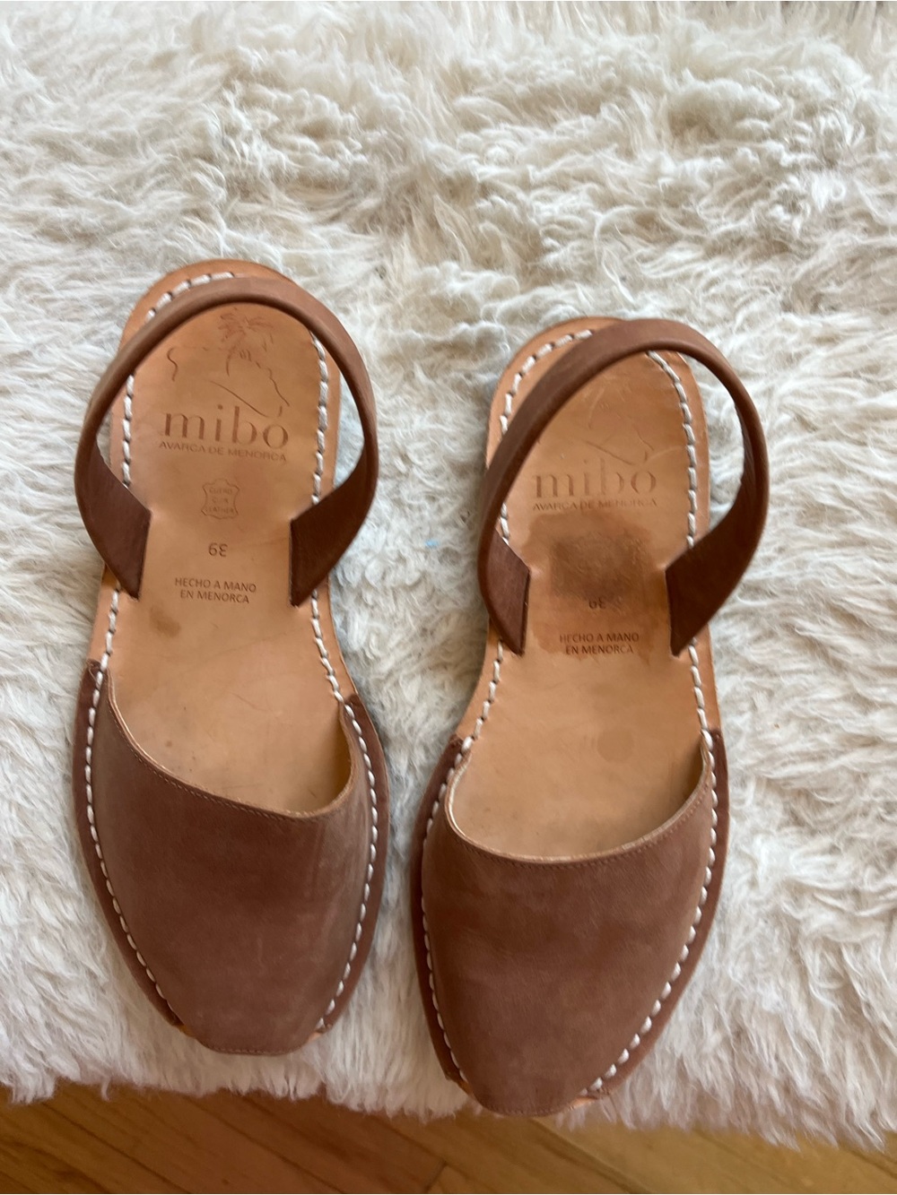 MIBO Avarcas de Menorca Slimgback Sandals Sz 39
